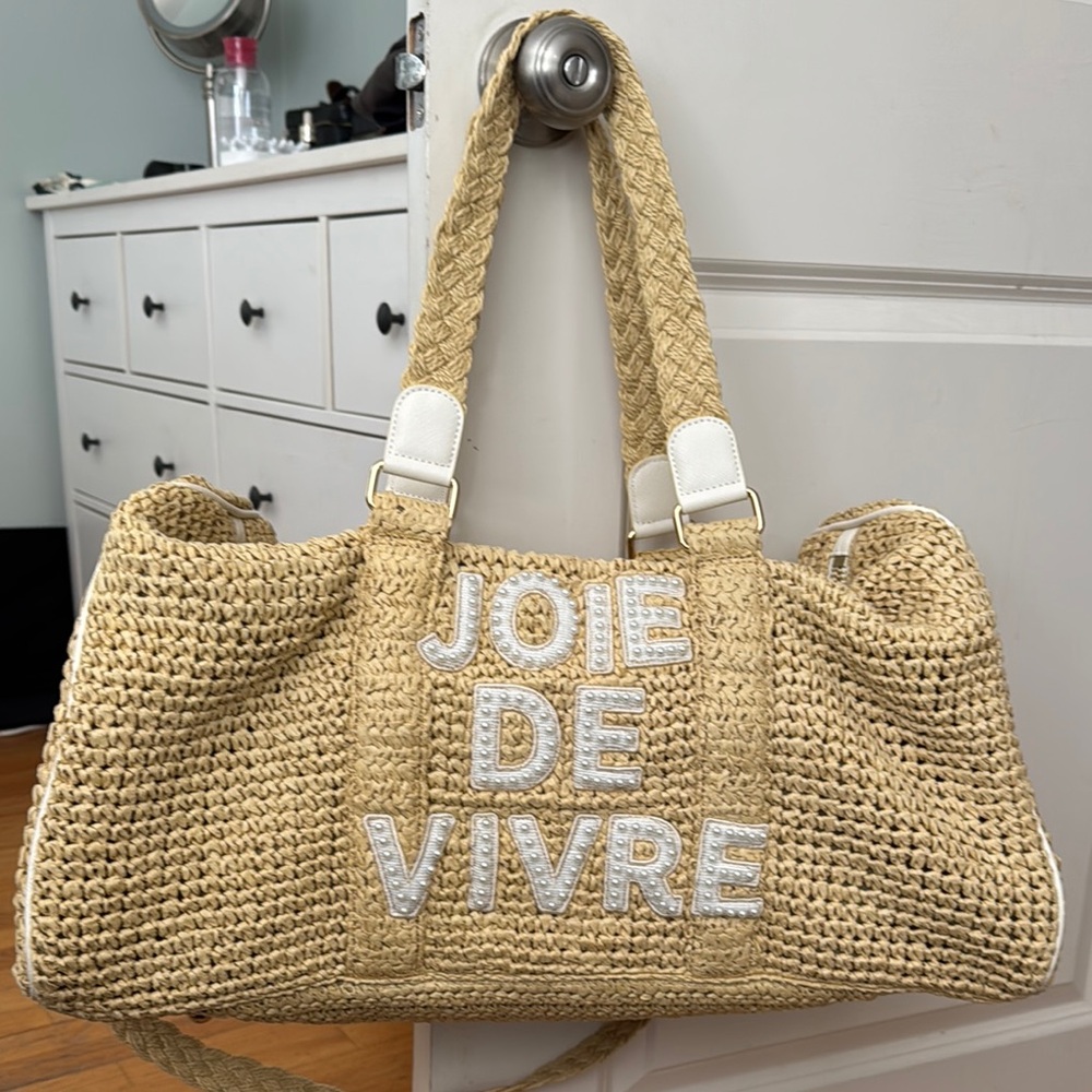 Stoney Clover Lane Woven duffel